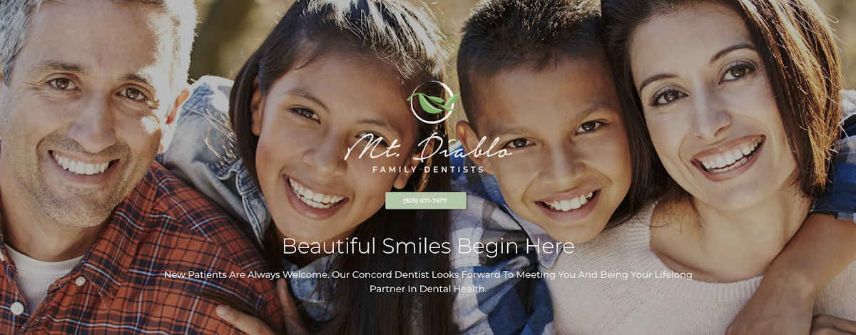 Mt. Diablo Family Dentists — Dental Clinic in Concord, CA
