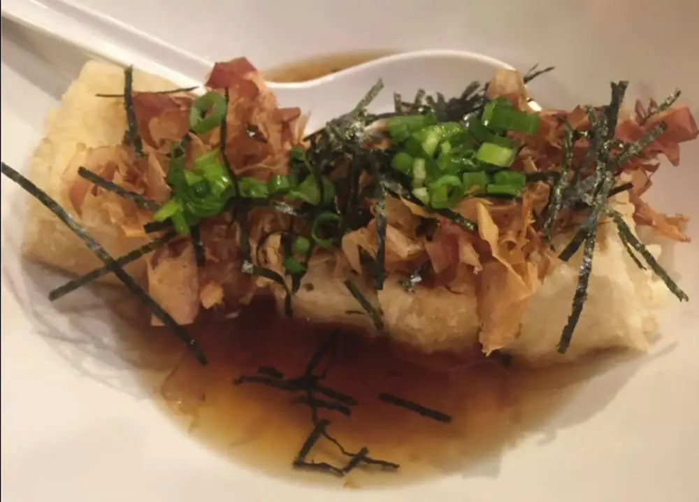 Agedashi Tofu at Aniki's Sushi