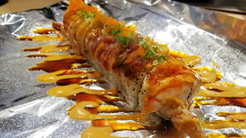 Fremont Fire Special Roll at Aniki's Sushi