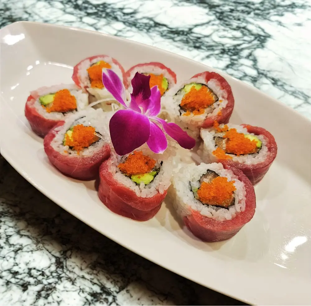 Fremont Flower Special Roll at Aniki's Sushi