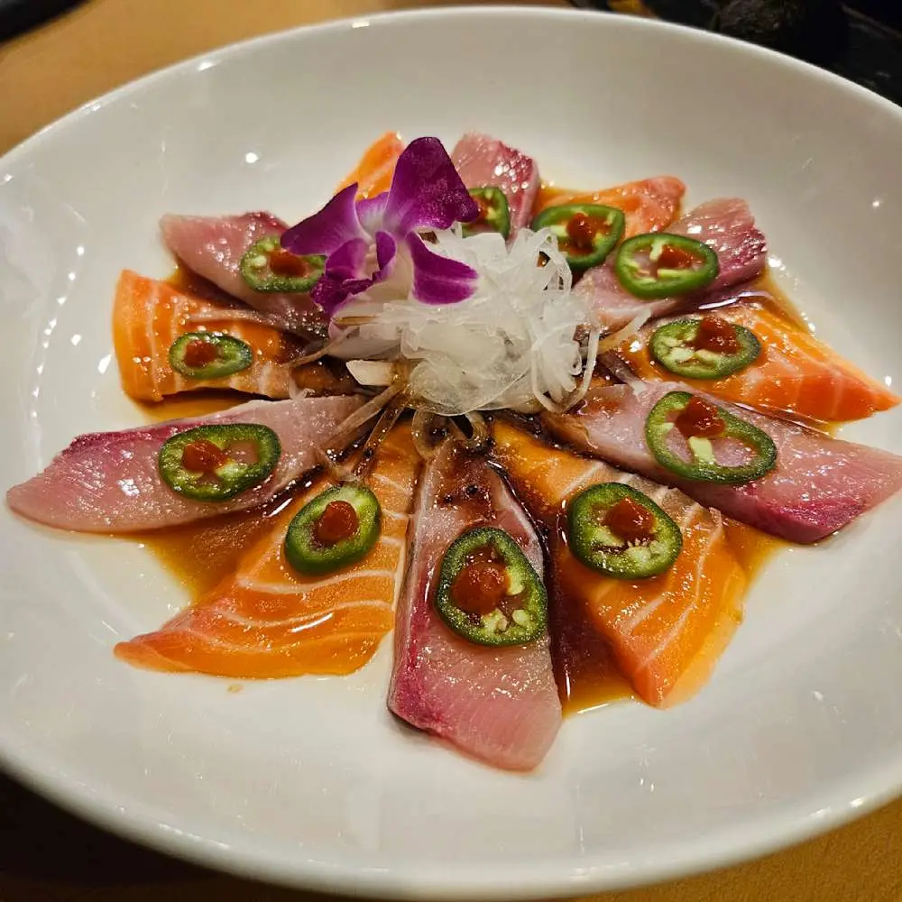 Hirame Special 12 Pieces Sashimi Plate at Aniki's Sushi