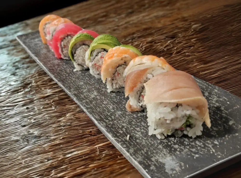 Rainbow Special Roll at Aniki's Sushi