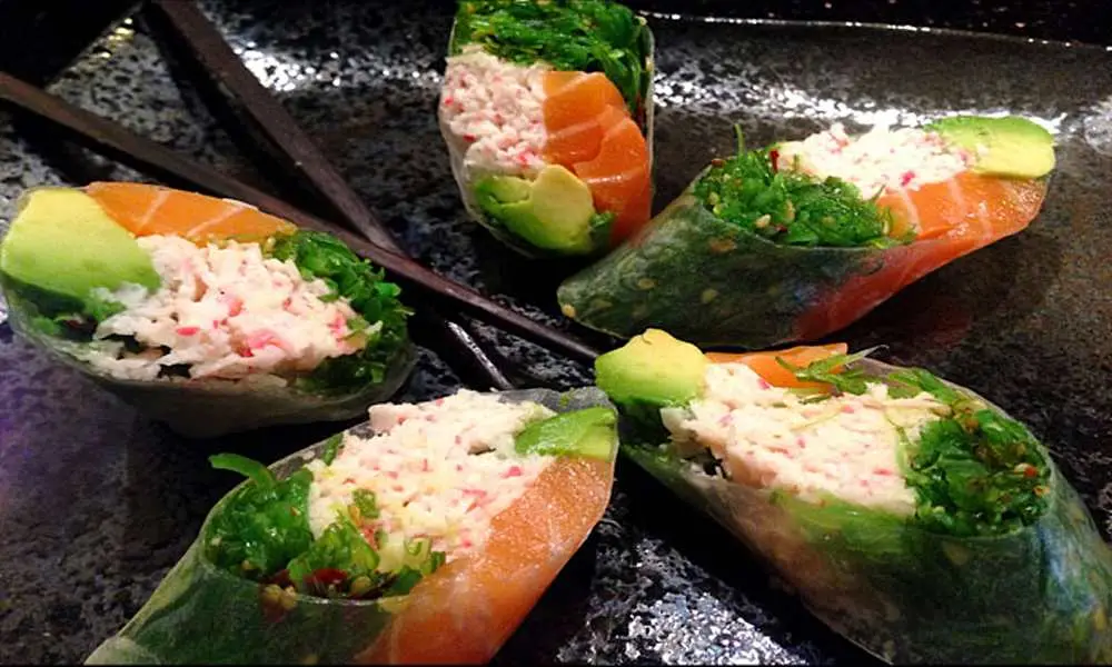 See Through Special Roll at Aniki's Sushi