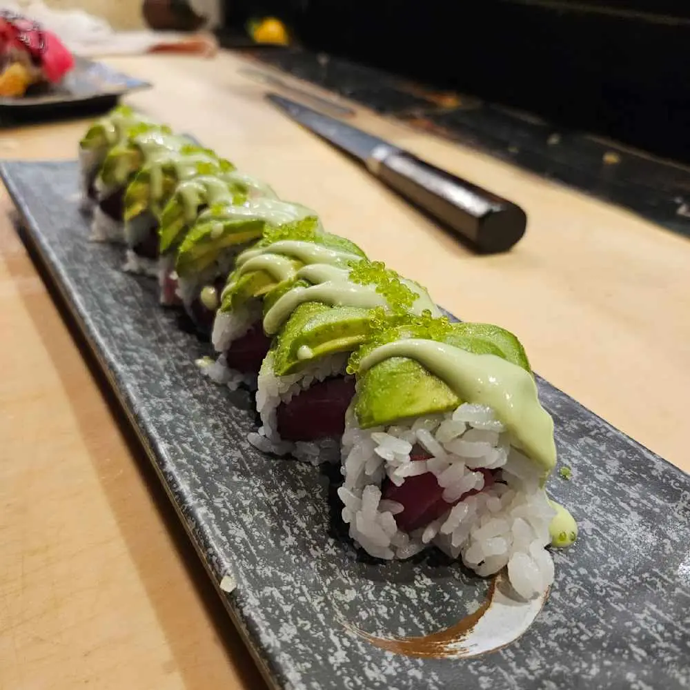Shrek Special Roll at Aniki's Sushi