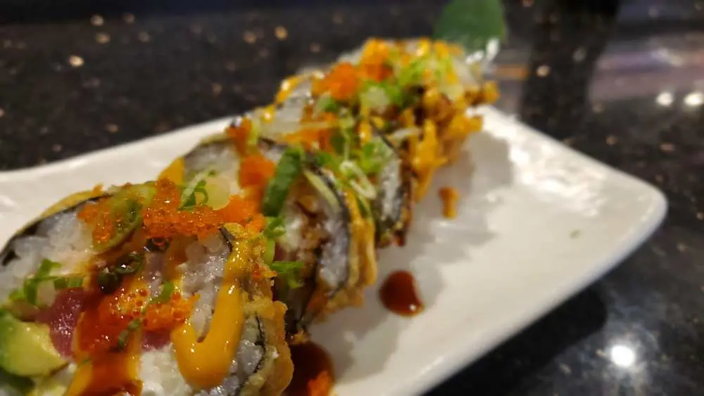 Sin City Special Roll at Aniki's Sushi