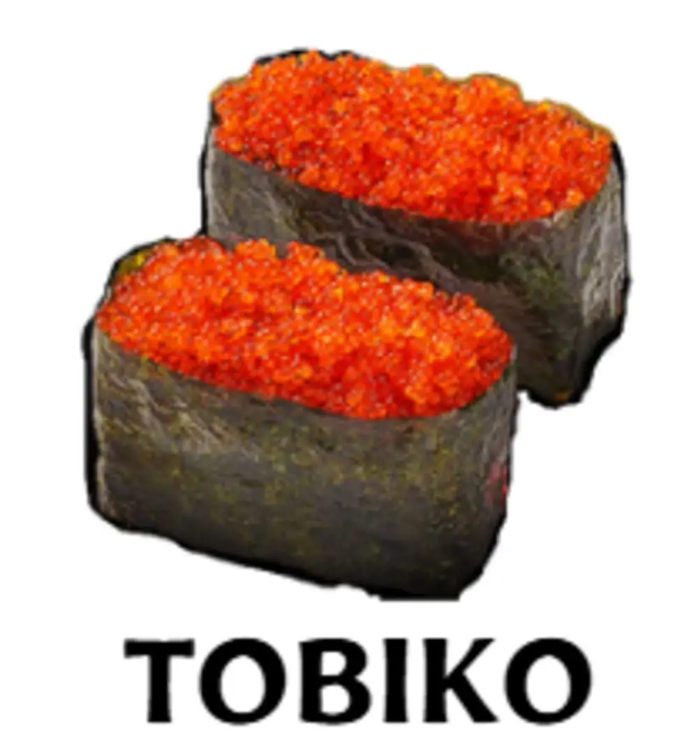 Tobiko Nigiri at Aniki's Sushi