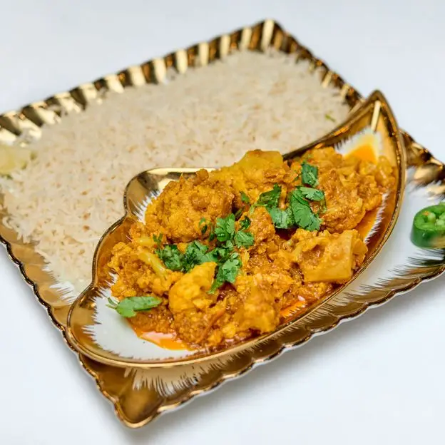 Gulpea (cauliflower) entree at Authentic Afghan Kebab and Cuisine