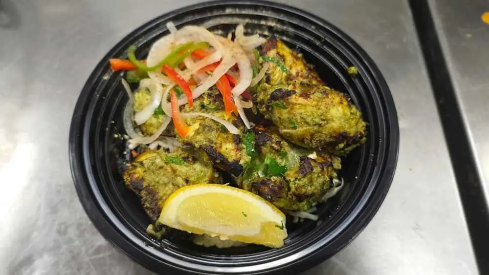 Hariyali Chicken Tikka at Bhimavaram Ruchulu Fremont