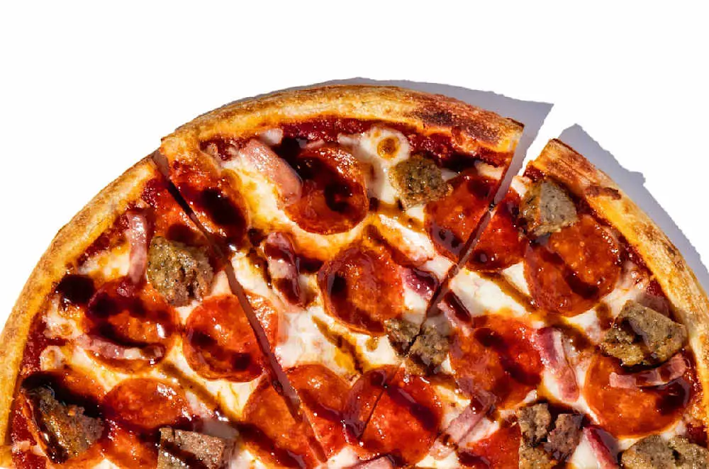 Carnivore Half 11-inch Pizza + choice of side at Blaze Pizza
