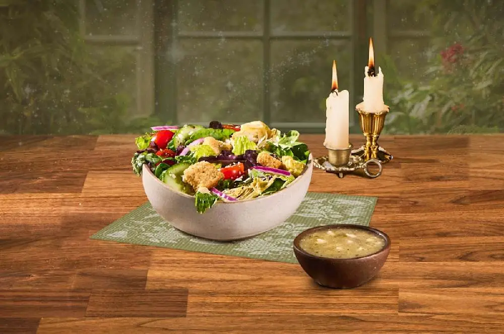 Greenhouse Grecian Salad - Side (RAILS) at Blaze Pizza