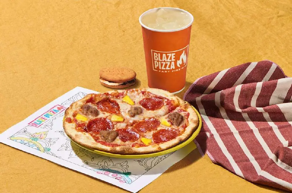 Kid's 3 Top Pizza Meal at Blaze Pizza