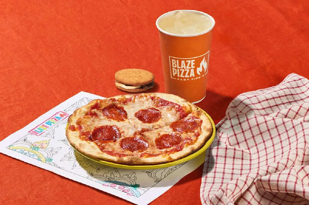 Kid's Pepperoni Pizza Meal at Blaze Pizza