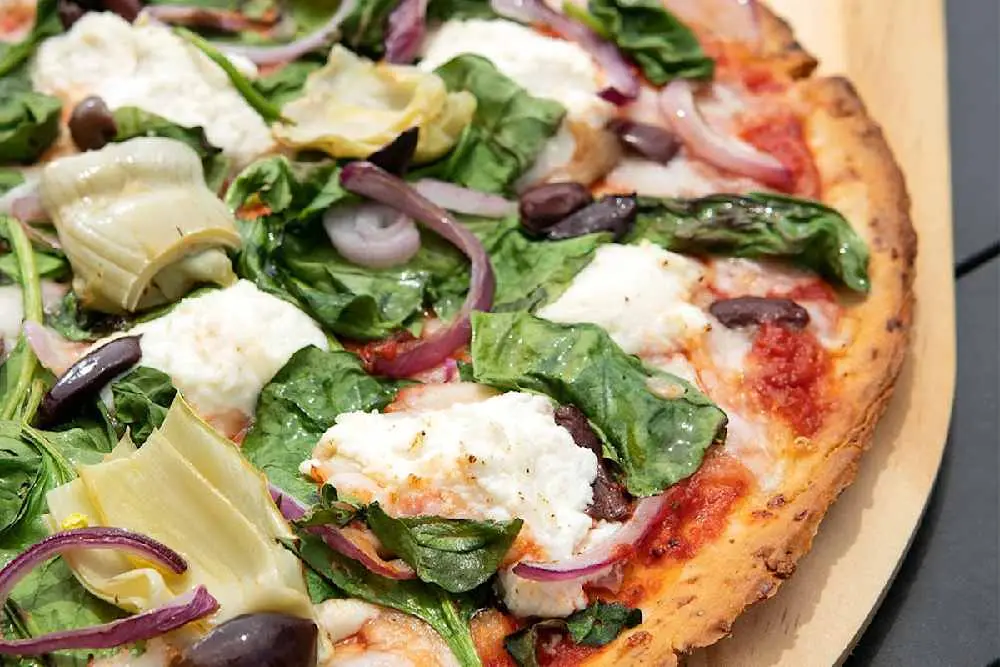 Vegetarian Pizza (11-inch) at Blaze Pizza