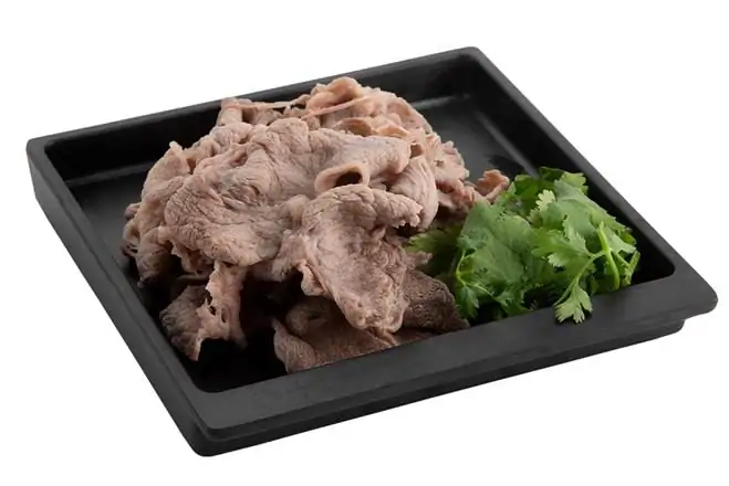 Sliced Beef at Boiling Point