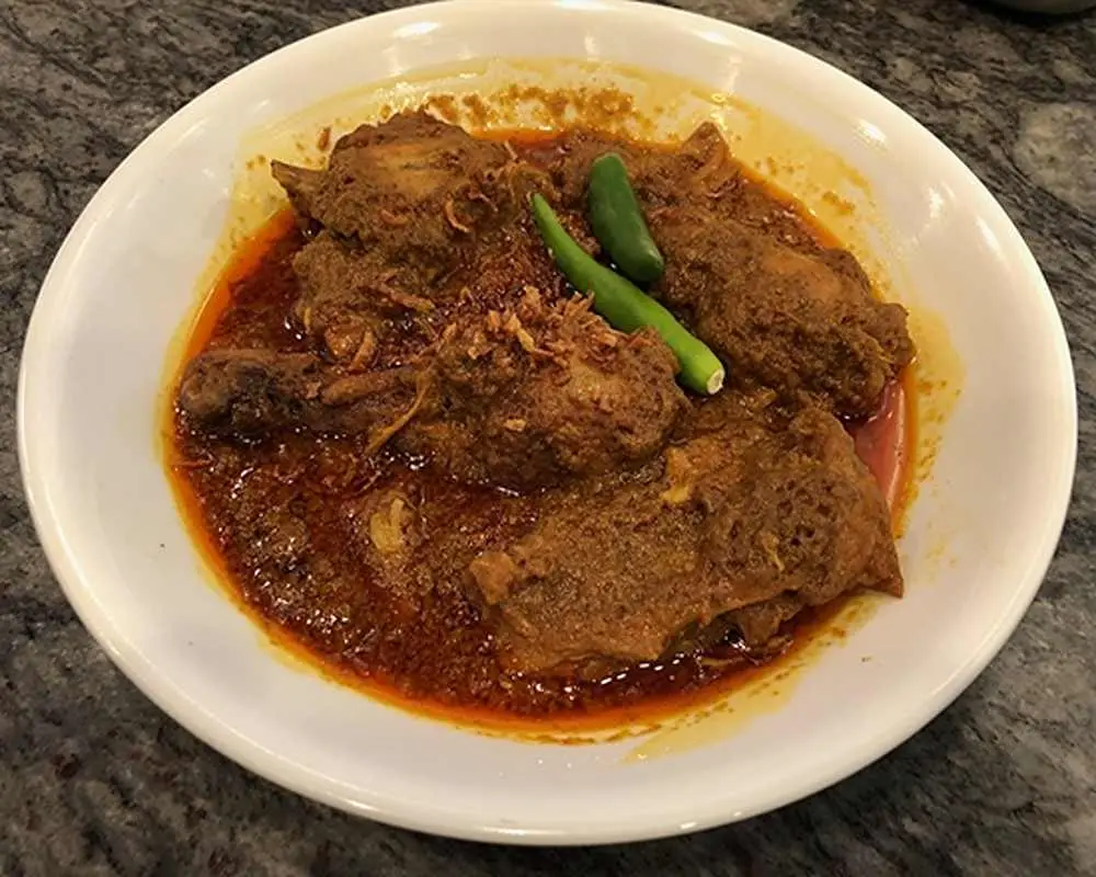 Chicken Kosha (Very Spicy) at Bongo's