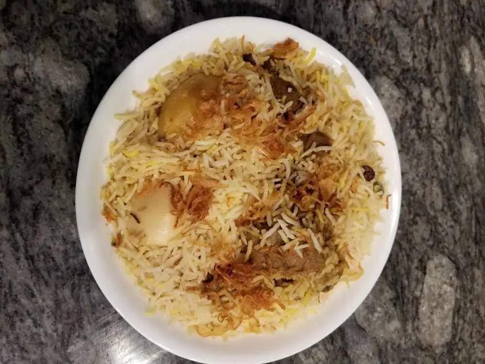 Goat Biriyani at Bongo's