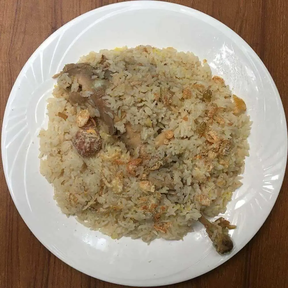 Morog Polao (Chicken Biriyani) at Bongo's