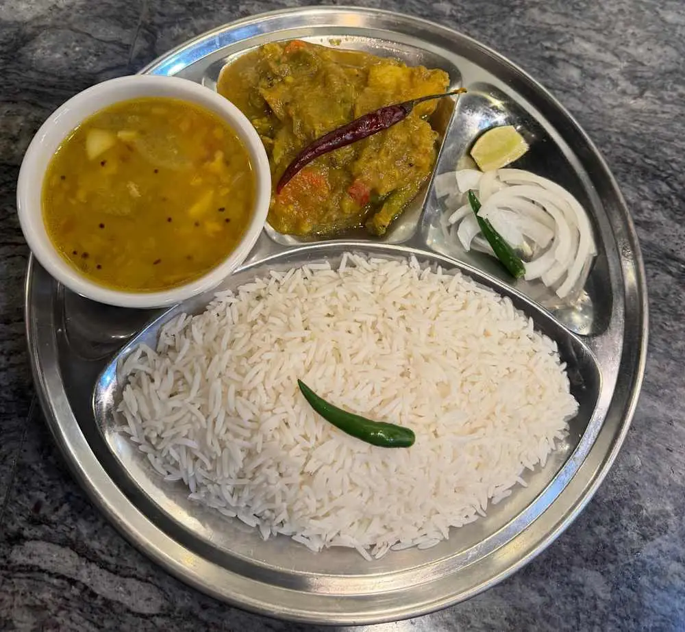 Veg Combo Plate at Bongo's