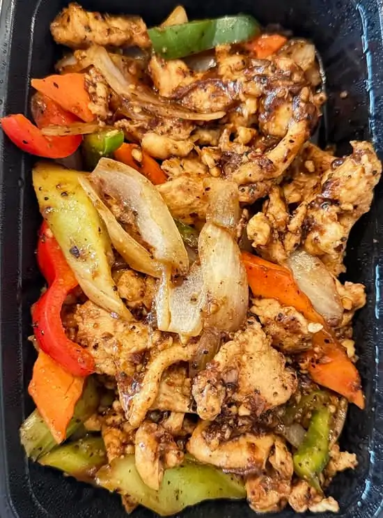 Black Pepper Chicken (GF) at Burma Bay Cafe