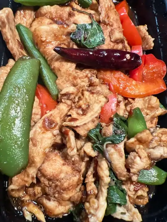 Lemongrass Chicken (GF) at Burma Bay Cafe
