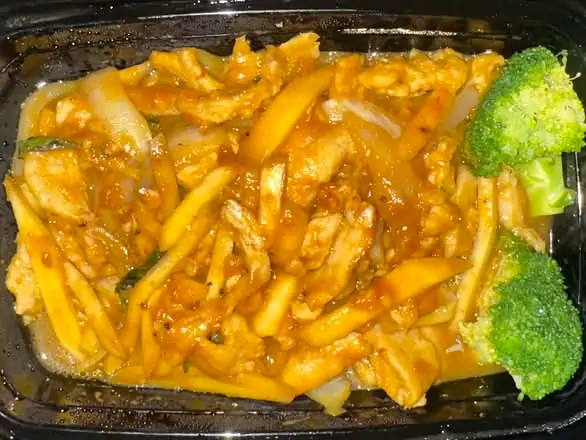 Mango Chicken at Burma Bay Cafe