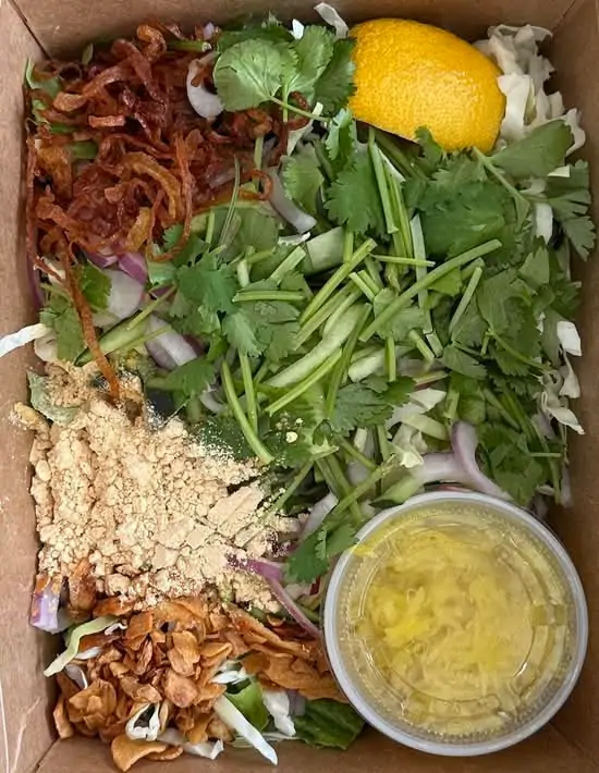 Mango Salad (GF) (V) at Burma Bay Cafe