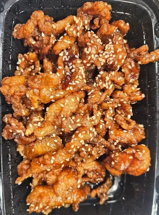 Sesame Chicken at Burma Bay Cafe