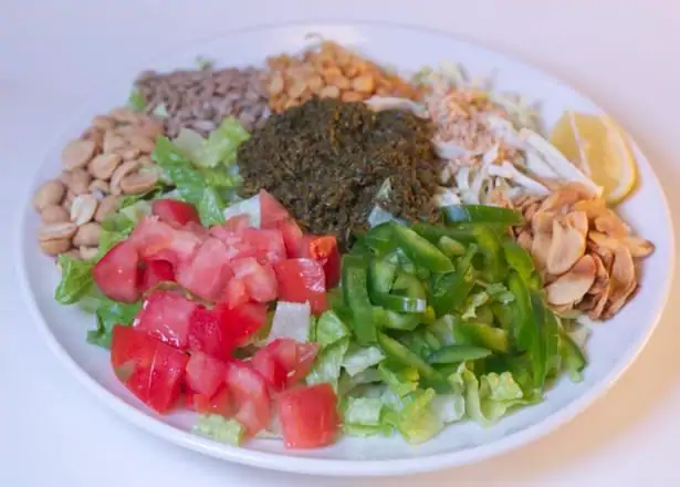 Tea Leaf Salad (GF) (V) at Burma Bay Cafe