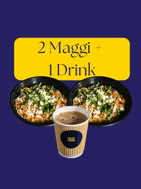 Maggi (2) + Drink (1) at CarKhaana