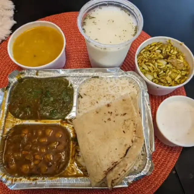 Bhel Thali at Chaat House fremont