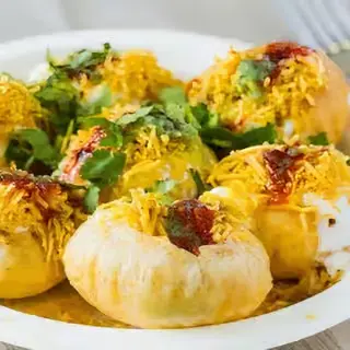 Dahi Bateta Sev Poori at Chaat House fremont