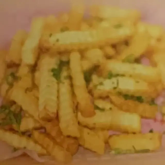 Garlic Fries at Chaat House fremont