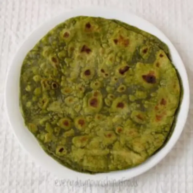 Spinach Paratha at Chaat House fremont
