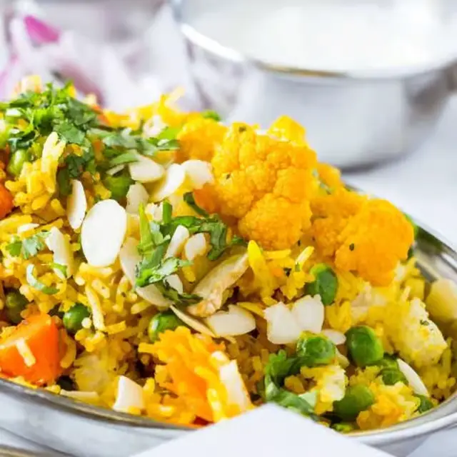 Vegetable Biryani at Chaat House fremont