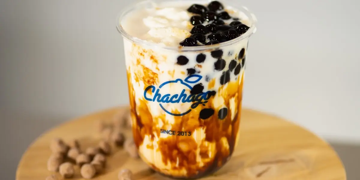 B1 Brown Sugar Pearl & Panna Cotta Milk 真·岩燒黑糖奶酪 at ChaChaGo
