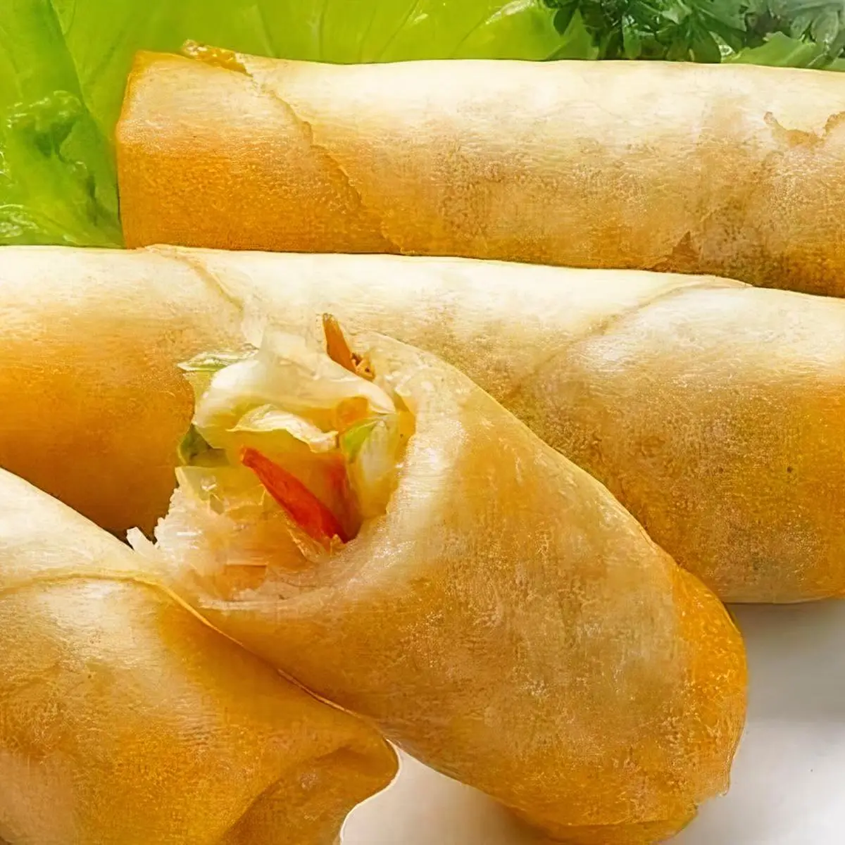 J12 Veggie Spring Rolls (6 pieces) at ChaChaGo