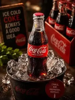 Coca-Cola, Bottle at Chaiwala Shop