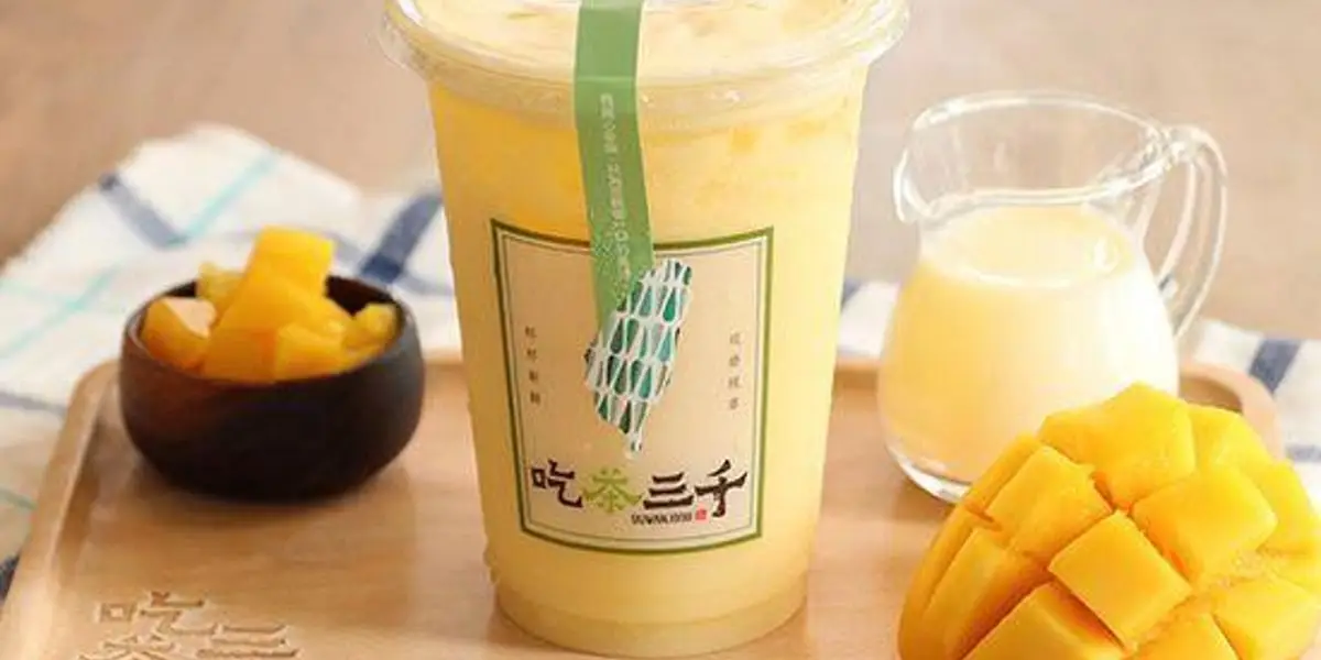 Lemon and Mango Condensed Milk 靑檸雪芙芒果 at Chicha San Chen 吃茶三千
