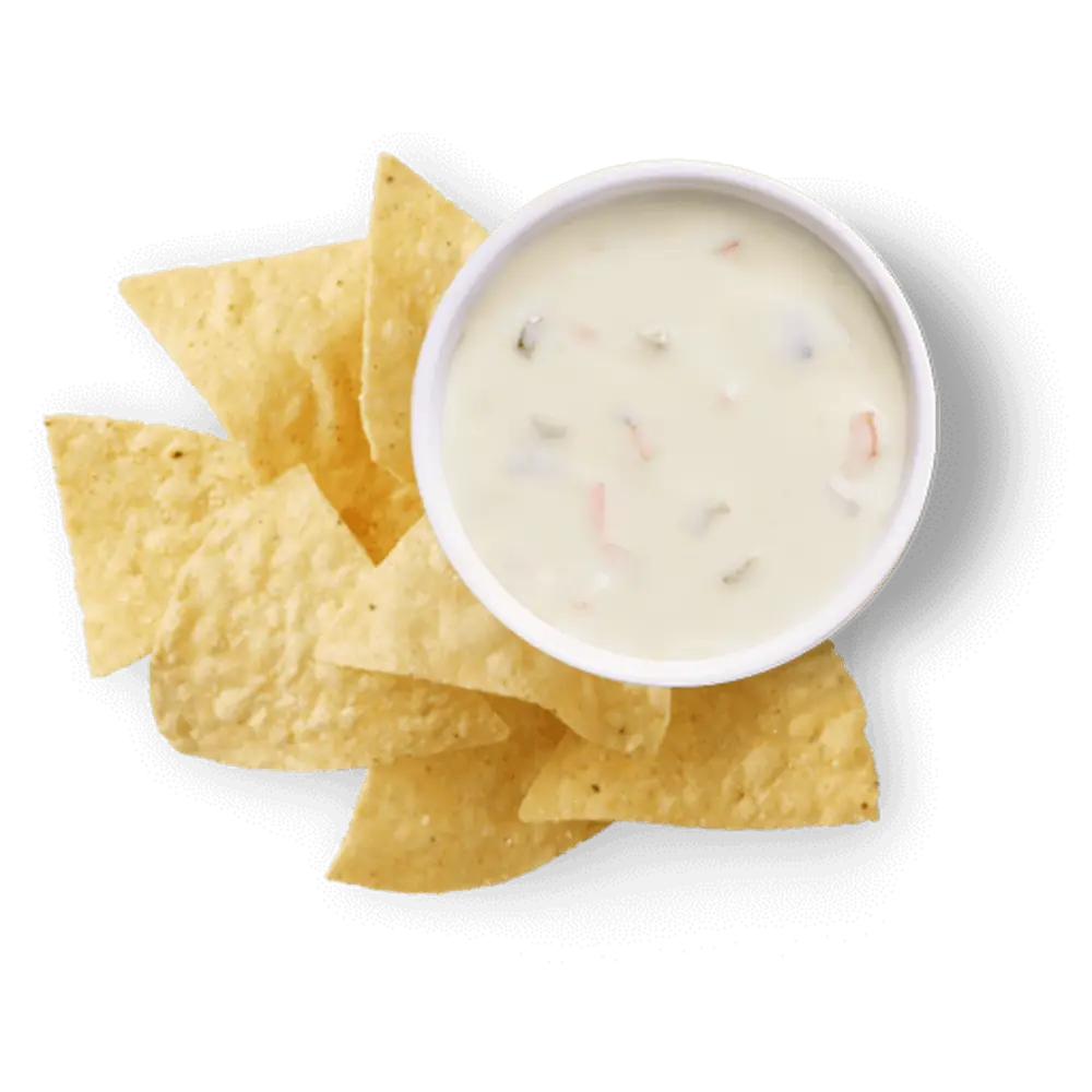 Chips & Queso Blanco at Chipotle Mexican Grill