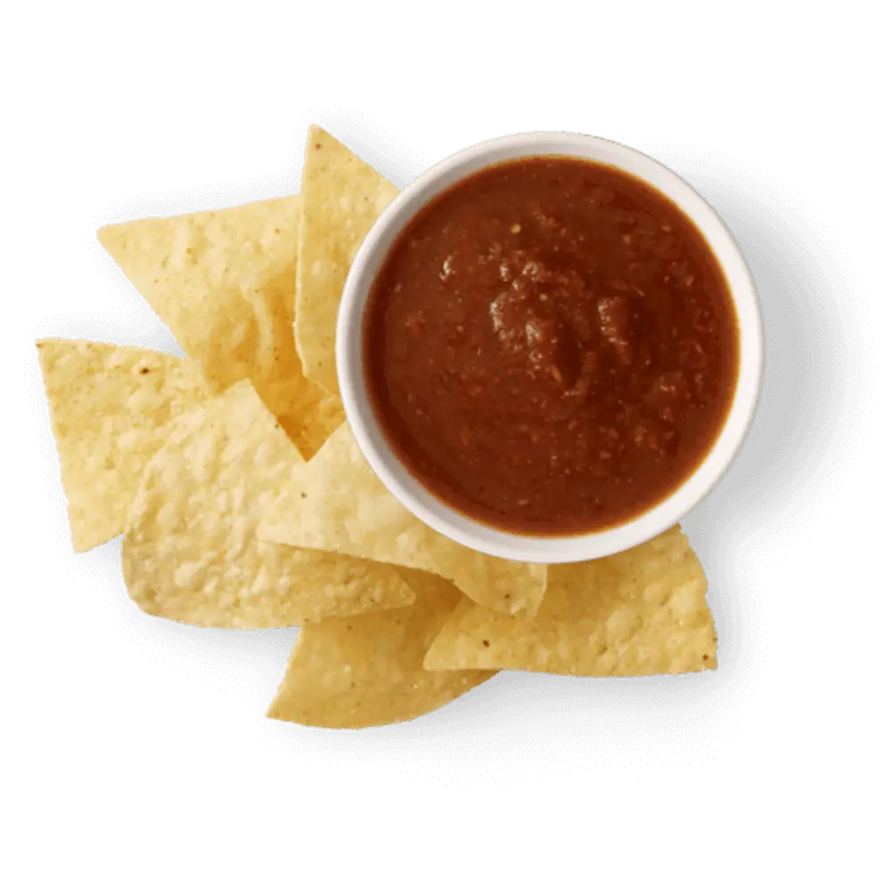 Chips & Tomatillo-Red Chili Salsa at Chipotle Mexican Grill