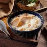 Abalone & Dried Scallop Congee at Congee King 活粥王
