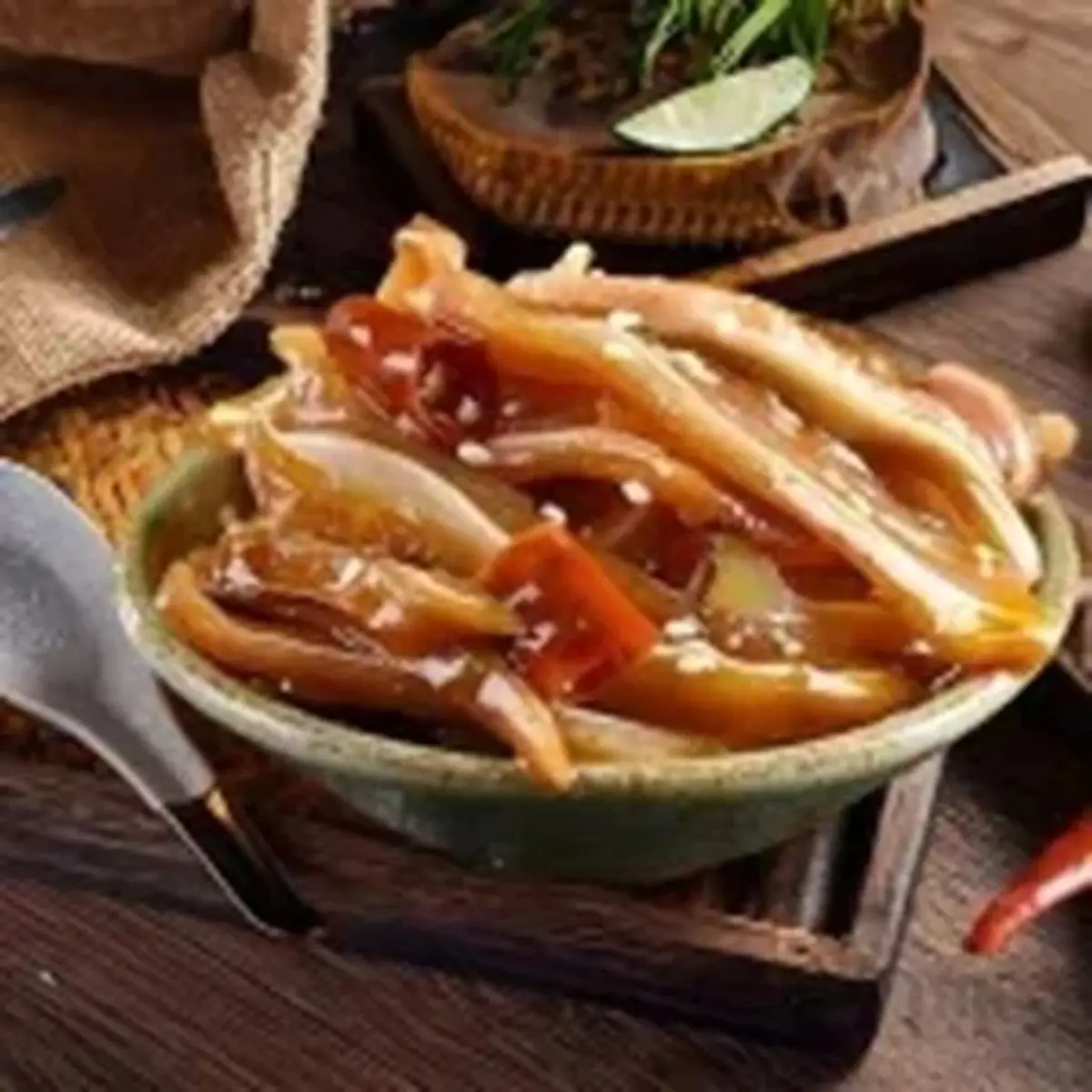 Marinated Pig Ear at Congee King 活粥王