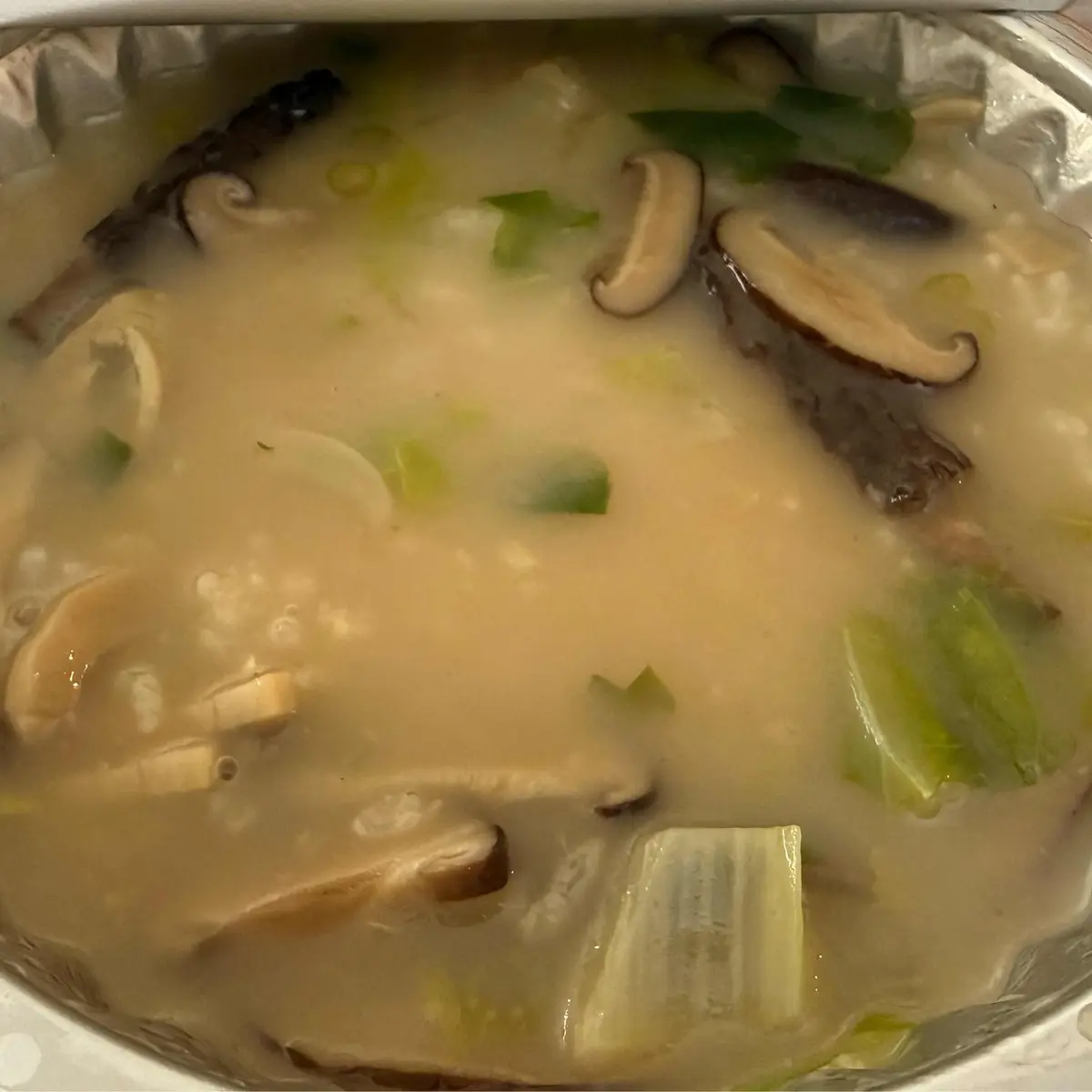 Mixed Mushroom Congee(With Morel King Oyster & Shiitake Mushroom) at Congee King 活粥王