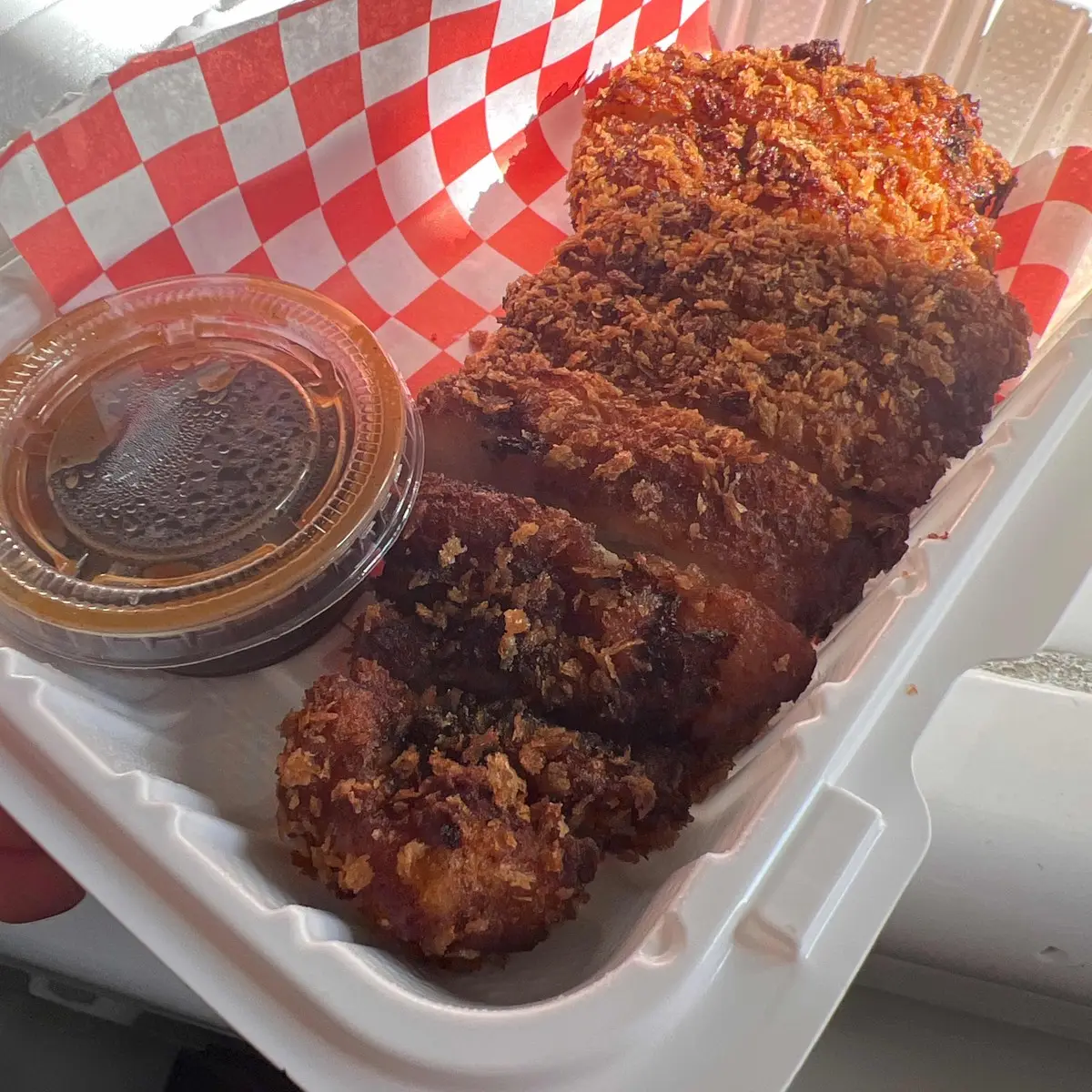 Chicken Katsu with Brown Sauce at Demiya