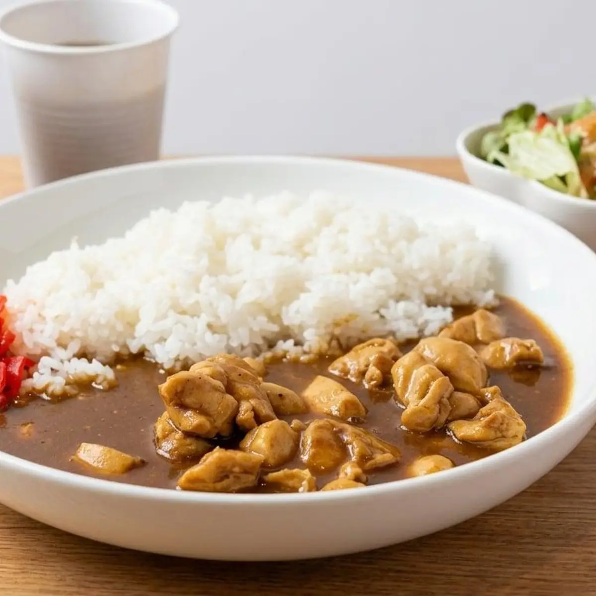 Tori Curry Rice( Stewed Chicken ) at Demiya