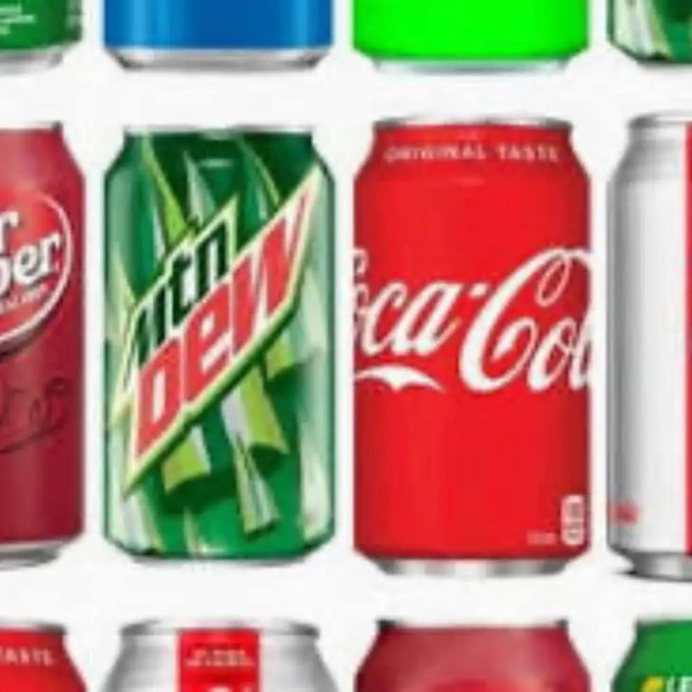 Canned Soda at Desi Dough Pizza