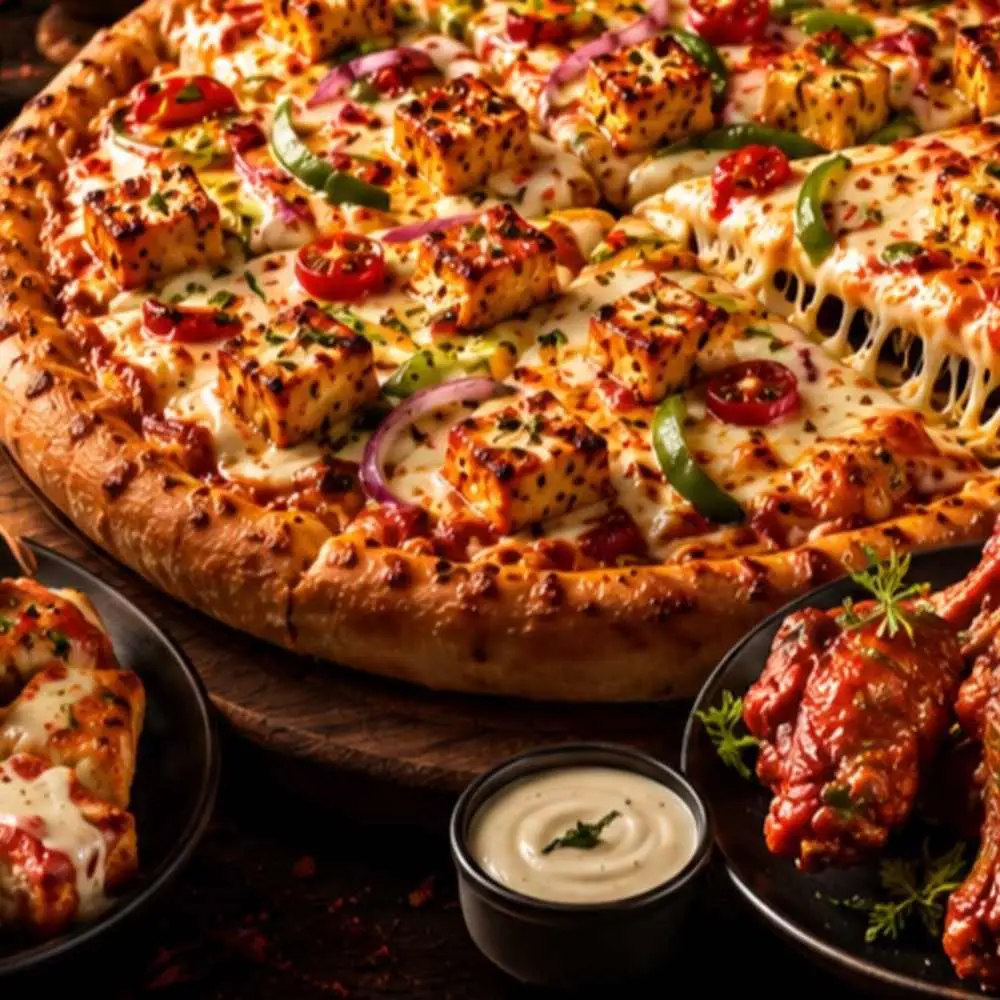 Desi Family Feast at Desi Dough Pizza
