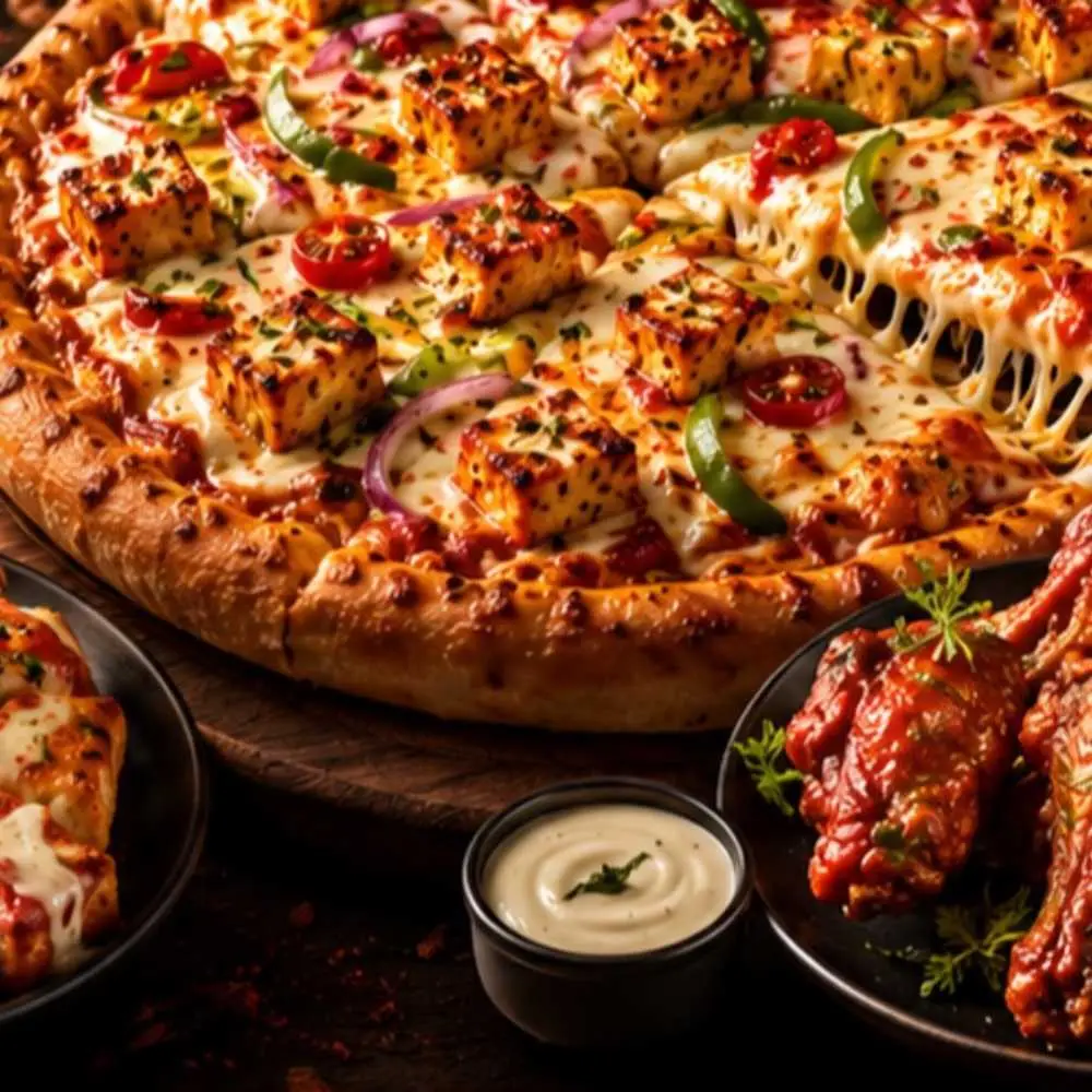 Desi Mega Feast at Desi Dough Pizza