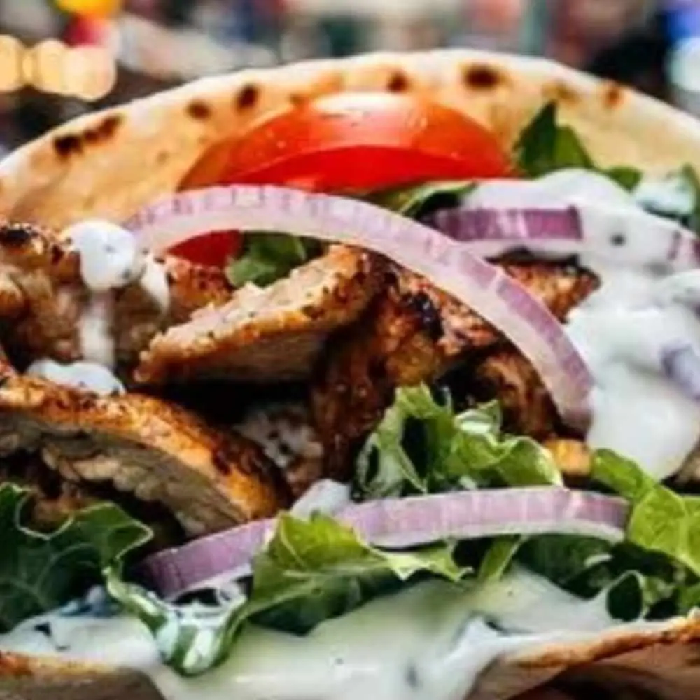 Lamb Doner at Desi Dough Pizza
