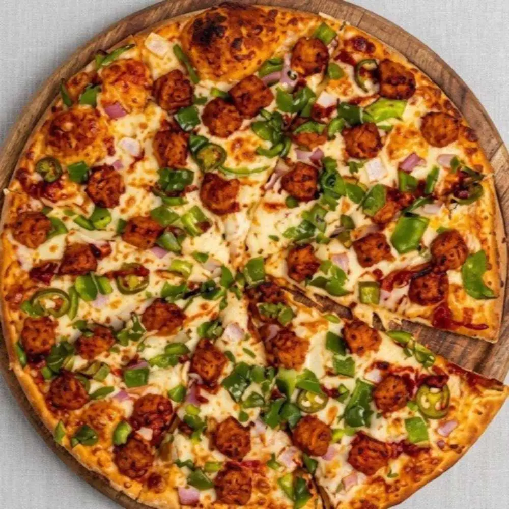 Manchurian Paneer Pizza. (1) at Desi Dough Pizza